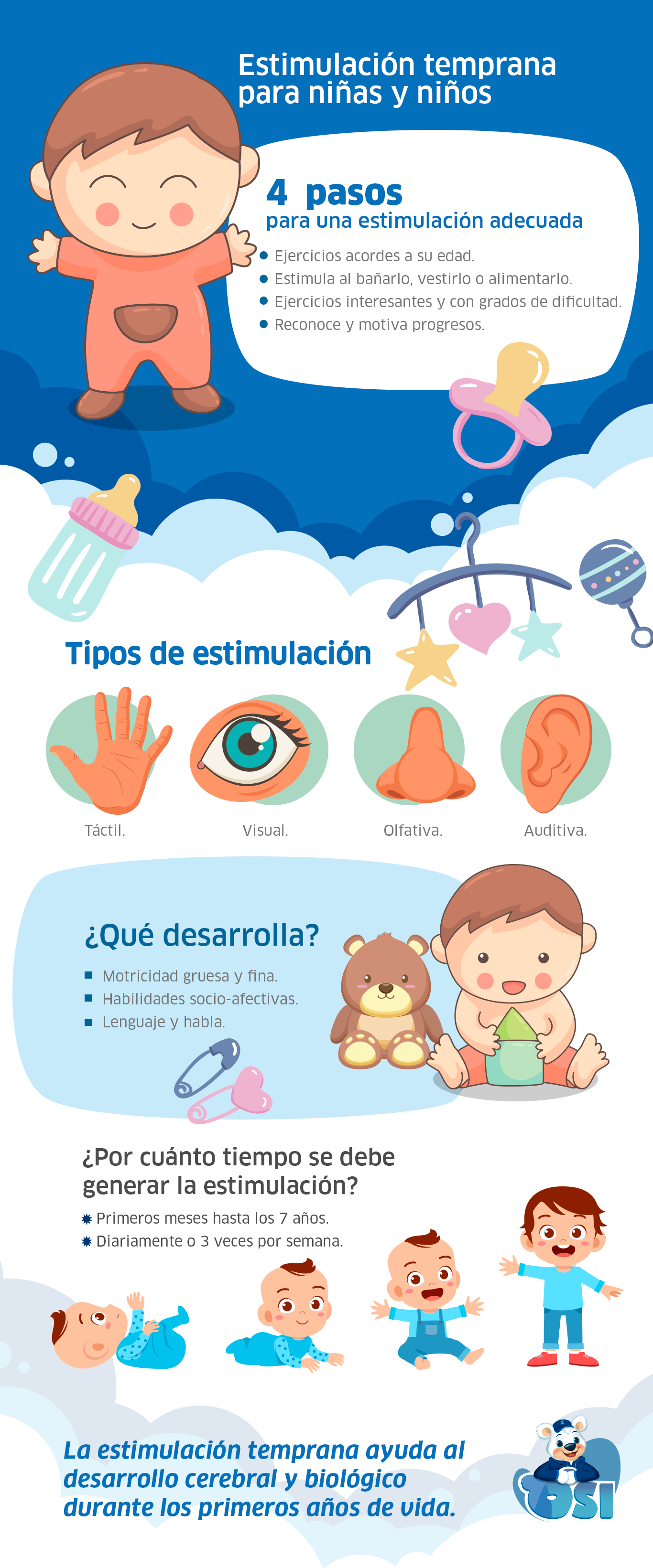 5 recomendaciones para aprovechar la estimulación temprana